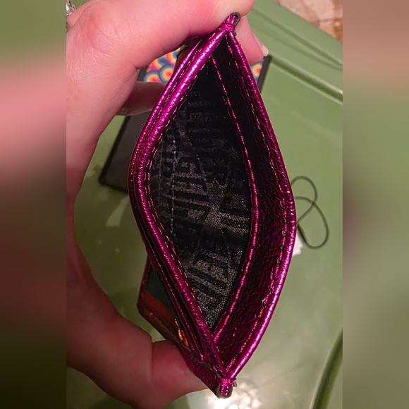 Kurt Geiger Fuschia Card Holder - Picture 5 of 10